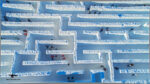 Privat: Snowland, cel mai mare labirint de zăpadă din lume, a fost construit în Polonia