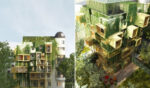 Module rezidențiale „parazitare” pe o clădire din Paris