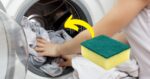 Un burete în mașina de spălat: află de ce îți va prinde bine acest truc !