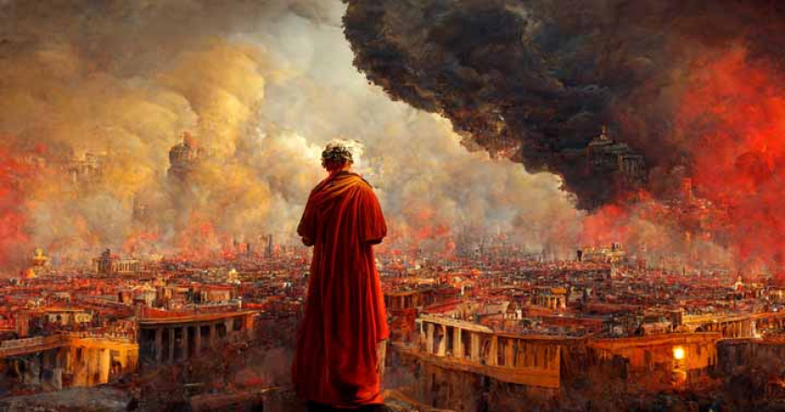 A fost împăratul Nero vinovat pentru incendierea Romei?